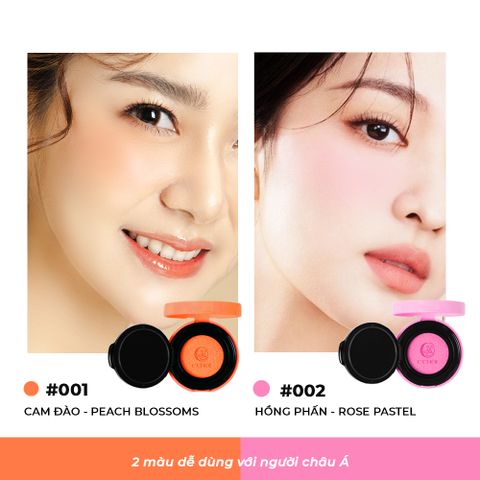 Phấn Nước Má Hồng - Mỹ Phẩm Xanh C'Choi - Slim Cushion Blush 8g ửng hồng tự nhiên, chống nắng SPF 20