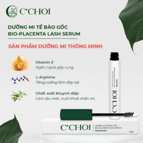 Dưỡng Mi Tế Bào Gốc C’Choi 5ml - Serum Chăm Sóc Mi Cong Dài, Chắc Khỏe Hiệu Quả Sau 5-7 Ngày