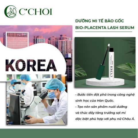 Dưỡng Mi Tế Bào Gốc C’Choi 5ml - Serum Chăm Sóc Mi Cong Dài, Chắc Khỏe Hiệu Quả Sau 5-7 Ngày