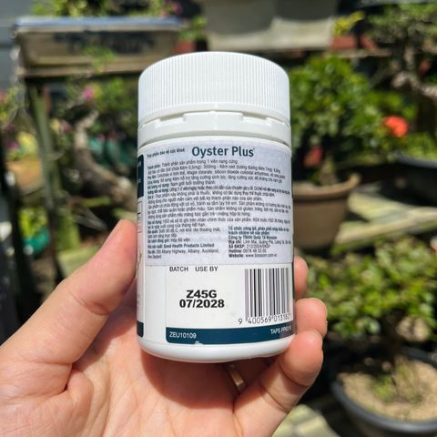 Viên uống Oyster Plus Goodhealth 60 viên - Hỗ trợ sức khỏe sinh sản và miễn dịch cho nam giới - Tăng cường năng lượng và sức đề kháng