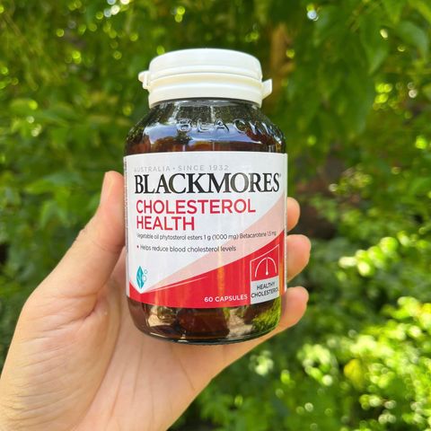 Viên Uống Giảm Hấp Thu Cholesterol Blackmores Cholesterol Health 60 Viên - Hỗ Trợ Tim Mạch và Cải Thiện Lưu Thông Máu