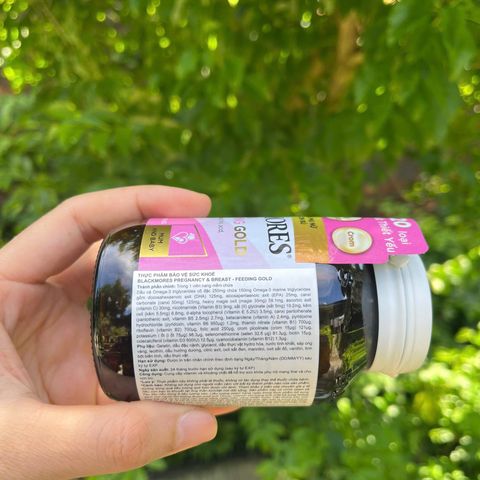 Viên uống Blackmores Pregnancy & Breast-Feeding Gold - Bổ sung Vitamin và Khoáng Chất Cho Phụ Nữ Mang Thai (60 Viên) 340802