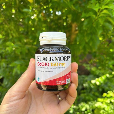Viên uống Blackmores CoQ10 150mg hỗ trợ sức khỏe tim mạch - Thực phẩm chức năng tự nhiên, 30 viên