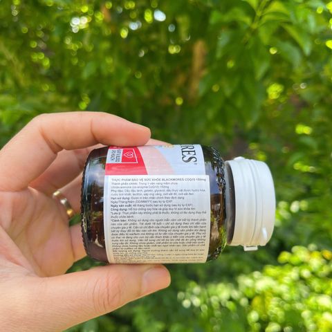 Viên uống Blackmores CoQ10 150mg hỗ trợ sức khỏe tim mạch - Thực phẩm chức năng tự nhiên, 30 viên