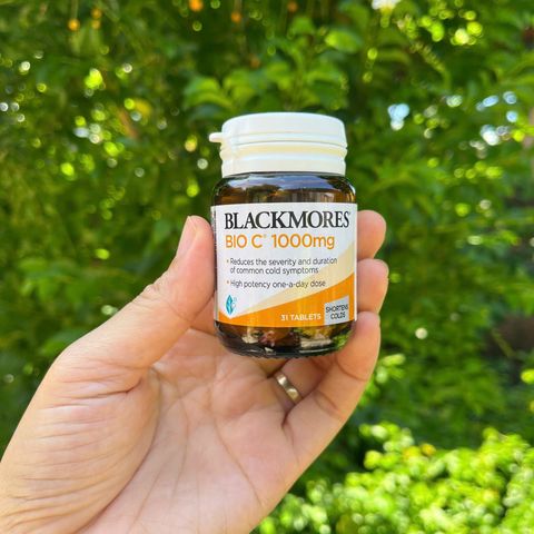 Viên uống Blackmores Bio C 1000mg - Bổ sung Vitamin C, Tăng cường sức khỏe, Hỗ trợ làm đẹp da, Giảm cảm lạnh (31 viên)