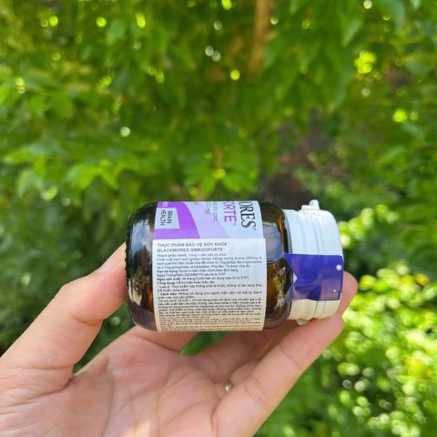 Viên uống Blackmores GinkgoForte 40 viên - Tăng cường trí não, cải thiện trí nhớ và tập trung, hỗ trợ tuần hoàn máu não