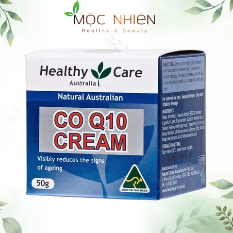 Kem Dưỡng Chống Lão Hóa Healthy Care CoQ10 50g - Cung Cấp Độ Ẩm, Bảo Vệ Da Khỏi Oxy Hóa, Giảm Nếp Nhăn