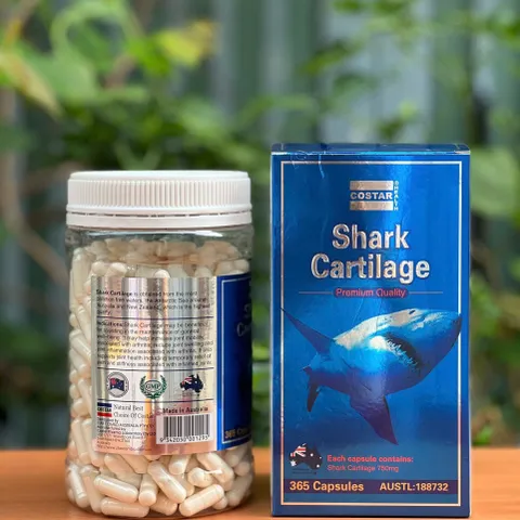 Viên uống hỗ trợ sức khỏe xương khớp Costar Shark Cartilage 750mg - Giải pháp giảm đau và tăng cường linh hoạt cho khớp chính hãng Úc