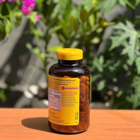 Viên uống hỗ trợ hệ miễn dịch, chống oxy hóa Nature Made Super C with Vitamin D3 & Zinc (200 viên) 333197
