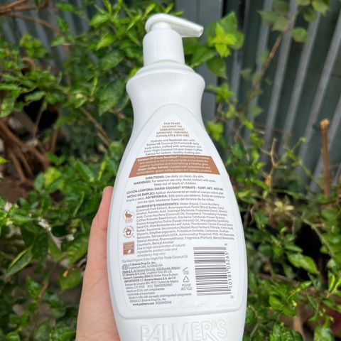 Sữa Dưỡng Thể Palmer’s Coconut Oil 400ml - Dưỡng Ẩm Sâu Từ Dầu Dừa Hữu Cơ, Vitamin E, An Toàn Cho Da Nhạy Cảm