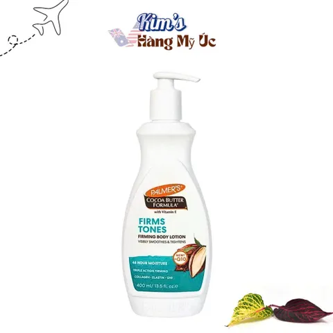 Sữa Dưỡng Ẩm & Làm Săn Chắc Da Palmer’s Cocoa Butter 400ml - Kem Dưỡng Da Thích Hợp Sau Sinh và Giảm Cân, Chất Lượng Mỹ
