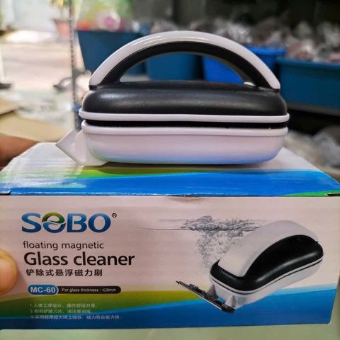 Nam châm chà hồ Sobo MC - 60 80 120 200 - Vệ sinh bể cá, loại bỏ tảo và rêu hiệu quả, thiết kế tiện lợi và an toàn cho kính