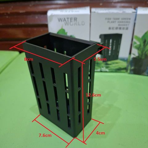 Giỏ Trồng Cây Thủy Canh Móc Treo Bể Cá Tép - Thiết Kế Tiện Lợi, Tăng Tính Thẩm Mỹ Cho Bể Thủy Sinh