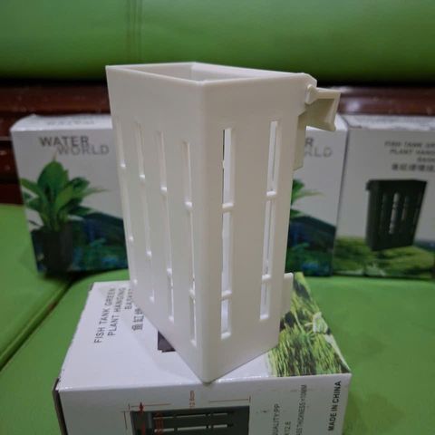 Giỏ Trồng Cây Thủy Canh Móc Treo Bể Cá Tép - Thiết Kế Tiện Lợi, Tăng Tính Thẩm Mỹ Cho Bể Thủy Sinh