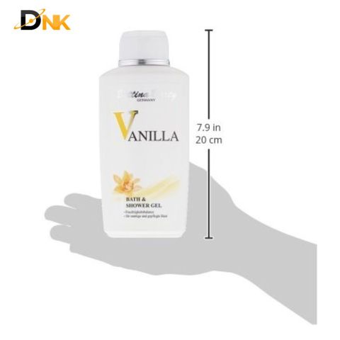 Sữa Tắm Bettina Barty Vanilla 500ml Chính Hãng Đức 2025 - Dưỡng Ẩm Mềm Mịn, Hương Vani Ngọt Ngào, Thuần Chay