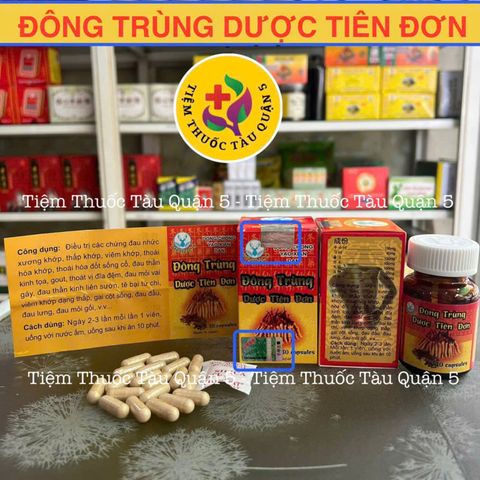 Đông Trùng Hạ Thảo Tiên Đơn 30 Viên - Sản Phẩm Chất Lượng Cao, Hỗ Trợ Sức Khỏe Từ Thiên Nhiên