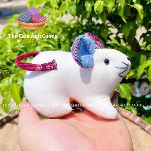 Thú Nhồi Bông Con Chuột Thổ Cẩm Dân Tộc Thái - Quà Tặng Đáng Yêu Cho Bé Yêu, Chất Liệu Vải Thổ Cẩm Mềm Mại