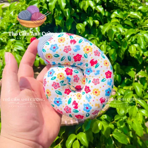 Thú Nhồi Bông Rắn Hoa Đáng Yêu - Quà Tặng Trẻ Em Chất Liệu Vải Hoa Mềm Mại - Đồ Chơi Sáng Tạo Thổ Cẩm Ánh Cường