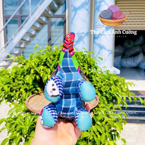 Thú Nhồi Bông Khủng Long Ăn Cỏ Thổ Cẩm Sapa - Đồ Chơi Trẻ Em An Toàn Và Đầy Y Nghĩa Tặng Bé Yêu