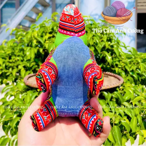 Thú Nhồi Bông Dê Núi Thổ Cẩm Sapa A35 - Đồ Chơi Trẻ Em Chất Liệu Mềm Mại, Quà Tặng Ý Nghĩa Cho Bé Yêu