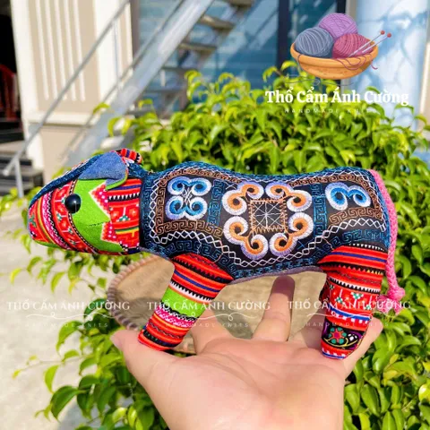 Thú Nhồi Bông Con Hổ Thổ Cẩm Sapa - Gấu Bông Mềm Mại, Quà Tặng Ý Nghĩa Dành Cho Trẻ Em, Chất Liệu An Toàn