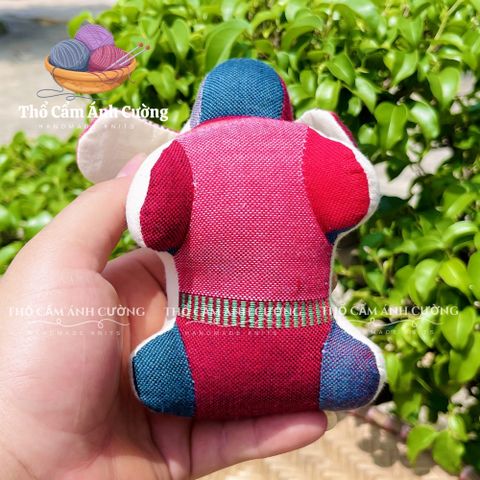 Thú Nhồi Bông Con Chó Thổ Cẩm Dân Tộc Thái - Đồ Chơi Trẻ Em Chất Liệu Vải Mềm Mại, Quà Tặng Ý Nghĩa Cho Bé Yêu
