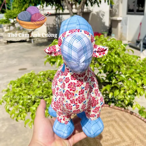 Thú Nhồi Bông Chú Lạc Đà Ngọt Ngào - Đồ Chơi Trẻ Em Chất Liệu Vải Hoa Mềm Mại, Quà Tặng Ý Nghĩa Từ Thổ Cẩm Ánh Cường