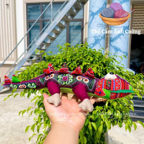 Thú Nhồi Bông Thổ Cẩm Sapa Dễ Thương Cho Bé - Chất Liệu Mềm Mại, Đường May Tỉ Mỉ, Quà Tặng Handmade, Decor Nhà Cửa
