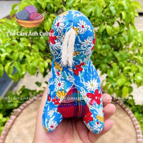 Thú Nhồi Bông Dê Hoa Dễ Thương - Quà Tặng Đồ Chơi Trẻ Em Chất Liệu Vải Hoa Mềm Mại, Bảo Hành 1 Đổi 1