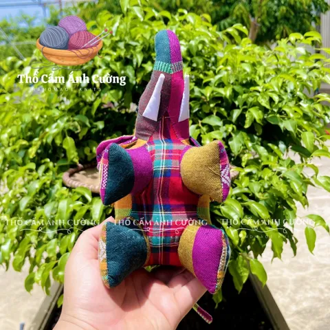 Thú Nhồi Bông Con Voi Thổ Cẩm Dân Tộc Thái - Gấu Bông Siêu Dễ Thương, Quà Tặng Ý Nghĩa Cho Bé Yêu