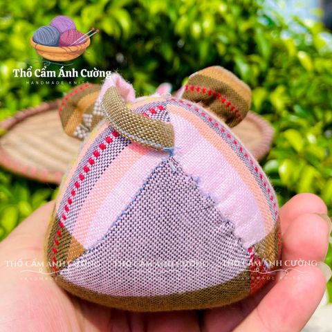 Búp Bê Thú Nhồi Bông Con Chuột Thổ Cẩm Dân Tộc Thái - Quà Tặng Ý Nghĩa Cho Bé Yêu, Vải Thổ Cẩm Chất Lượng