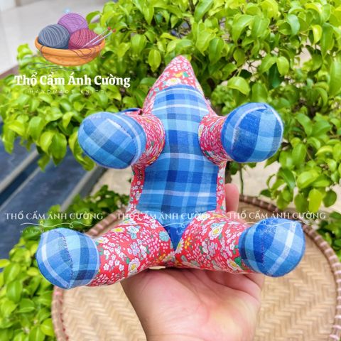 Thú Nhồi Bông Tuần Lộc Siêu Đáng Yêu - Vải Hoa Mềm Mại, Quà Tặng Ý Nghĩa Cho Bé, Bảo Hành 1 Đổi 1, Thổ Cẩm Ánh Cường