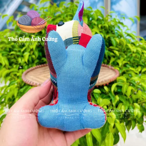 Thú Nhồi Bông Con Sóc Thổ Cẩm Dân Tộc Thái - Quà Tặng Đáng Yêu Chất Liệu Vải Thổ Cẩm Mềm Mại 1 Đổi 1 Bảo Hành 15 Ngày