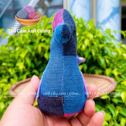Thú Nhồi Bông Con Vịt Dân Tộc Thái - Đồ Chơi Trẻ Em Chất Liệu Thổ Cẩm và Bông Mềm Mại - Quà Tặng Ý Nghĩa Cho Bé Yêu