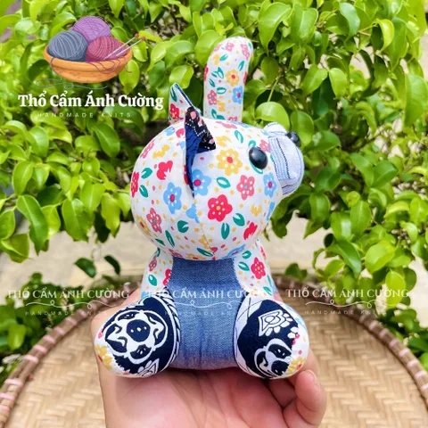 Thú Nhồi Bông Mèo Hoa Siêu Dễ Thương - Đồ Chơi Trẻ Em Vải Hoa Mềm Mại, Bảo Hành 1 Đổi 1 trong 15 Ngày