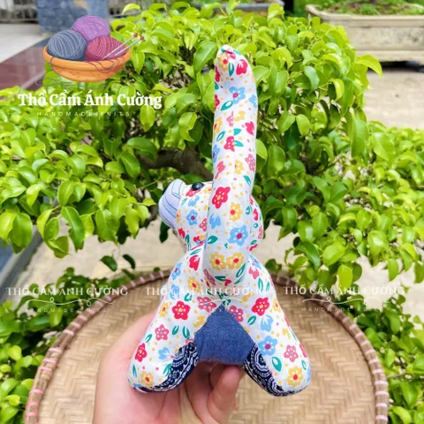 Thú Nhồi Bông Mèo Hoa Siêu Dễ Thương - Đồ Chơi Trẻ Em Vải Hoa Mềm Mại, Bảo Hành 1 Đổi 1 trong 15 Ngày