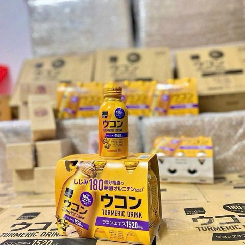 Nước Uống Tinh Chất Nghệ Matsukiyo 6 Chai - Giải Rượu Hiệu Quả, Tăng Cường Sức Khỏe, Hỗ Trợ Tiêu Hóa Từ Nghệ Tươi Nhật Bản