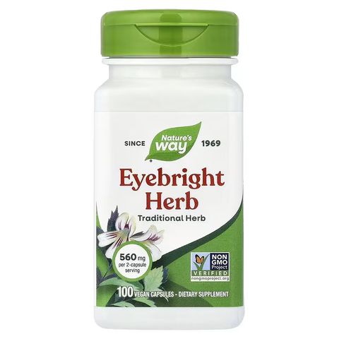 VEGAN - Viên uống Bổ Mắt  Eyebright Herb 560mg,tăng cường thị lực hãng Nature's Way