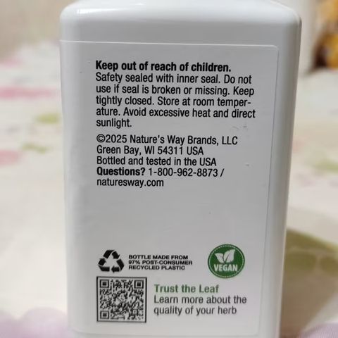VEGAN - Viên uống Bổ Mắt  Eyebright Herb 560mg,tăng cường thị lực hãng Nature's Way