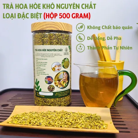 Trà Hoa Hòe Khô Đặc Biệt - Hương Thơm Dịu Dễ Uống, Hỗ Trợ Tim Mạch và Sức Khỏe - Thảo Mộc Thiên Nhiên Cho Giây Phút Thư Giãn
