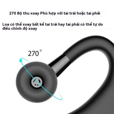 Tai Nghe Bluetooth Không Dây V9 - Mic Khử Tiếng Ồn, Pin Trâu, Âm Thanh Stereo, Thiết Kế Thể Thao Dành Cho Lái Xe Và Kinh Doanh