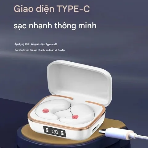 Tai Nghe Bluetooth J-11 V5.4 - Âm Thanh HiFi Chất Lượng Cao, Tương Thích Giảm Ồn, Dùng Được 6 Giờ, Có Micro Đàm Thoại, Thiết Kế Nhỏ Gọn