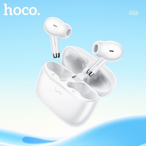 Tai Nghe Bluetooth Hoco EQ2 TWS V5.3 - Tai Nghe Không Dây Có Mic, Nghe Nhạc 7 Giờ, Thiết Kế Sang Trọng, Hỗ Trợ Siri