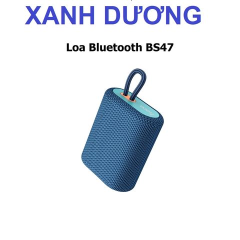 Loa Bluetooth Không Dây HOCO BS47 - Loa Mini Cầm Tay Nghe Nhạc, Hỗ Trợ USB, Thẻ Nhớ, Pin 1200mAh, Thời Gian Nghe 5 Giờ