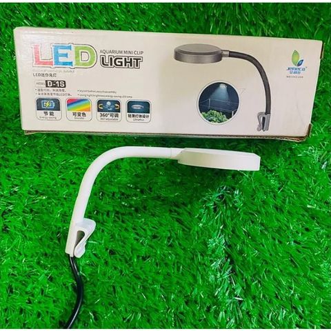 Đèn LED Kẹp Mini Jeneca D1S - Đèn Kẹp 3 Màu 360 Độ Cho Bể Cá Cảnh, Thủy Sinh - Tiết Kiệm Điện, Hiệu Suất Cao