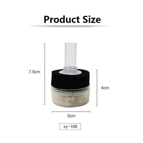 Lọc Sủi Vi Sinh Mini 2 Tầng XY-168 - Thiết Bị Lọc Cá Cảnh & Tép, Tạo Oxy & Lọc Độc Tố Hiệu Quả Cho Hồ Dưới 30L