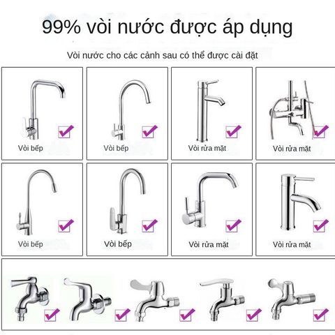 Vòi Nước Thép Không Gỉ 720 Độ Bẻ Cong - Ống Nối Dài Linh Hoạt Cho Nhà Bếp - Giải Pháp Rửa Chén Tiện Lợi