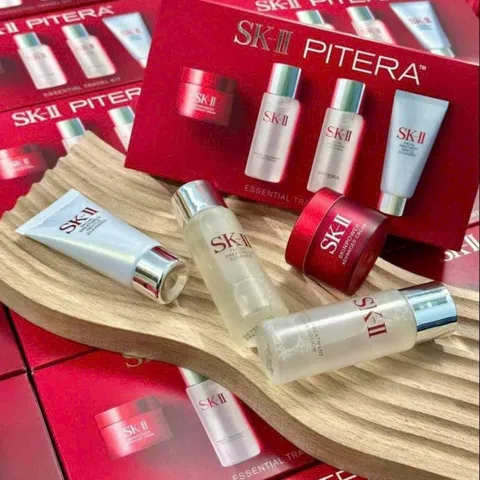 Set SKII Mini 4 Món Chống Lão Hoá - Bộ Chăm Sóc Da Nhập Khẩu Nhật Bản, Tăng Cường Độ Ẩm và Cải Thiện Nếp Nhăn