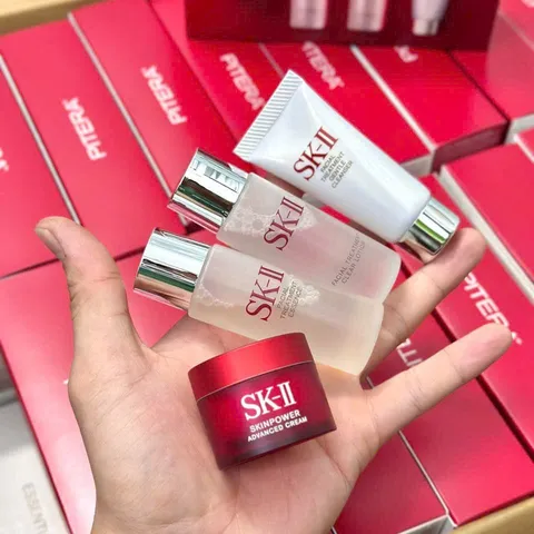 Set SKII Mini 4 Món Chống Lão Hoá - Bộ Chăm Sóc Da Nhập Khẩu Nhật Bản, Tăng Cường Độ Ẩm và Cải Thiện Nếp Nhăn