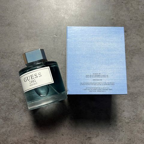 [Đã mở bao nilong] Nước Hoa Nữ Guess 1981 Indigo 100ml - Hương Biển Tươi Mát, Hoa Cỏ & Gỗ - Dành Cho Mùa Ấm và Sử Dụng Hàng Ngày